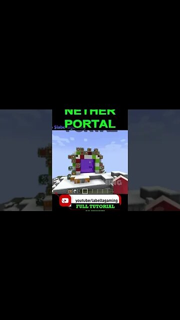 Minecraft: Christmas Nether Portal