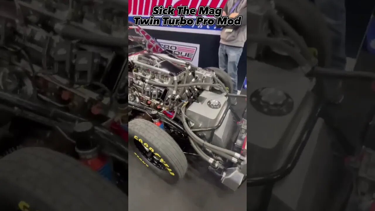 Sick the Mag Twin Turbo Pro Mod at PRI! #shorts