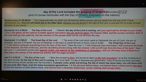 day of the Lord includes the purging of Israel first