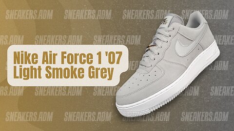 Nike Air Force 1 '07 Light Smoke Grey (W) - DC4458-001 - @SneakersADM