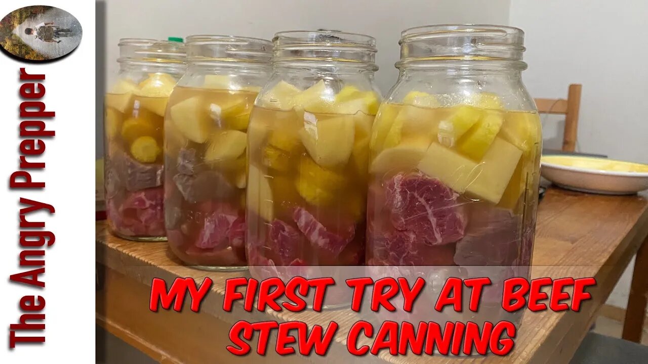 First Try At Beef Stew Canning