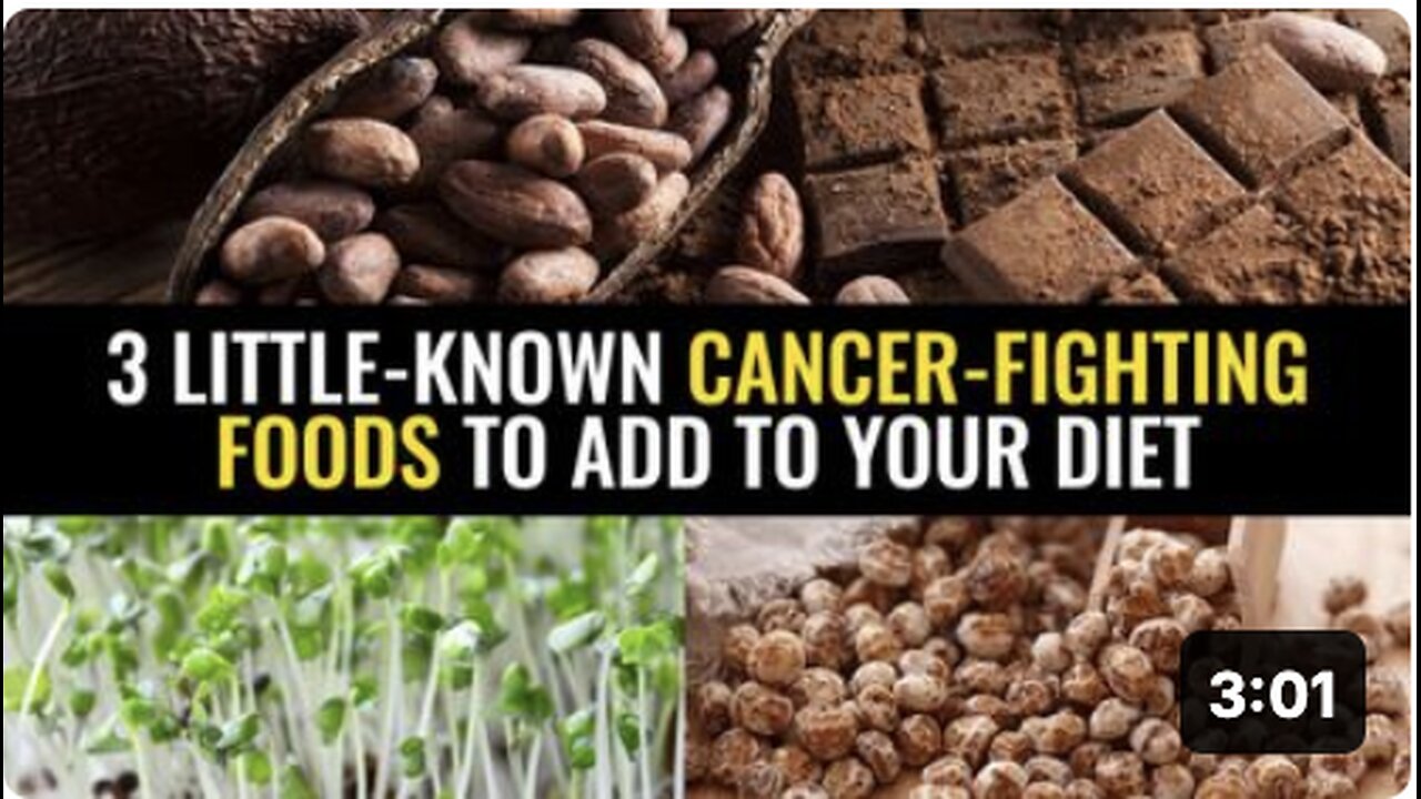 3 Little-known cancer-fighting foods to add to your diet