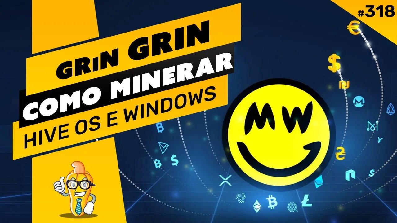 ⛏️💰 COMO MINERAR A MOEDA GRiN (GRIN) - PASSO A PASSO - HIVE OS E WINDOWS