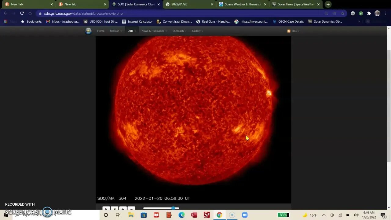 5.5 M-Flare with Inbound CME