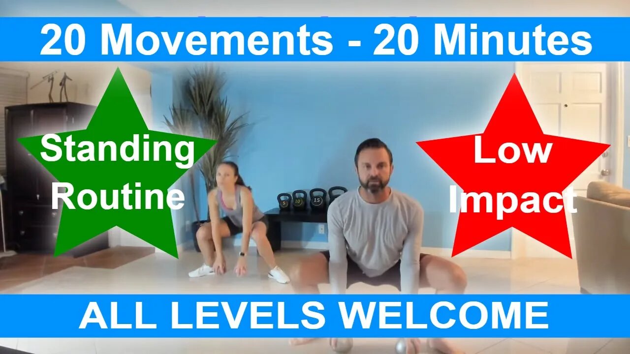 Rise & Shine Morning Workout #7 @ Home 20 Minute Functional Movements - All Standing Low Impact