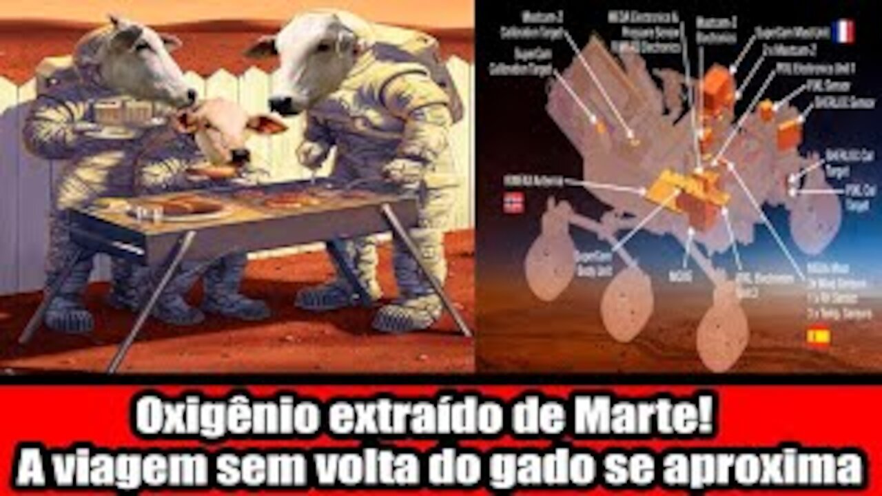 Oxigênio extraído de Marte! A viagem sem volta do gado se aproxima