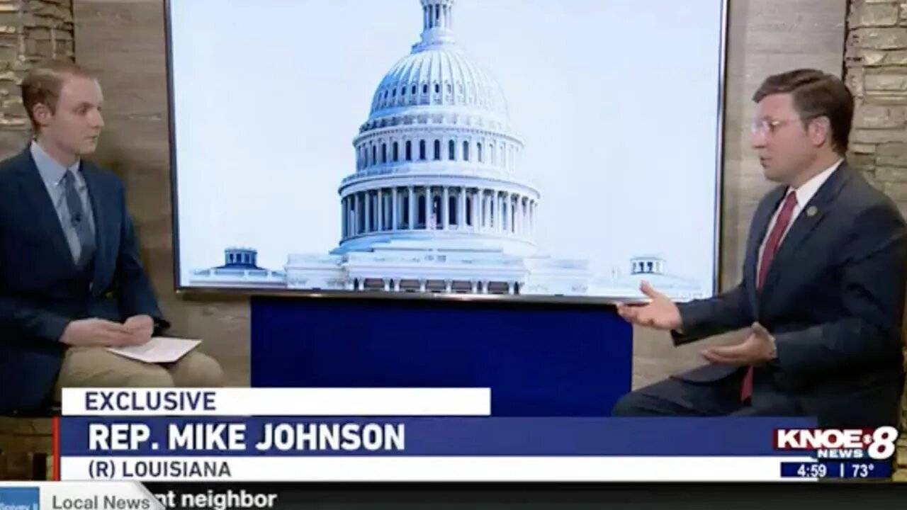 Congressman Johnson joins KNOE 8 News.