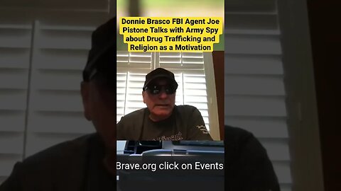 Donnie Brasco FBI Agnt Joe Pistone & Army Spy talk about Drug Trafficking & Religion as a Motivation