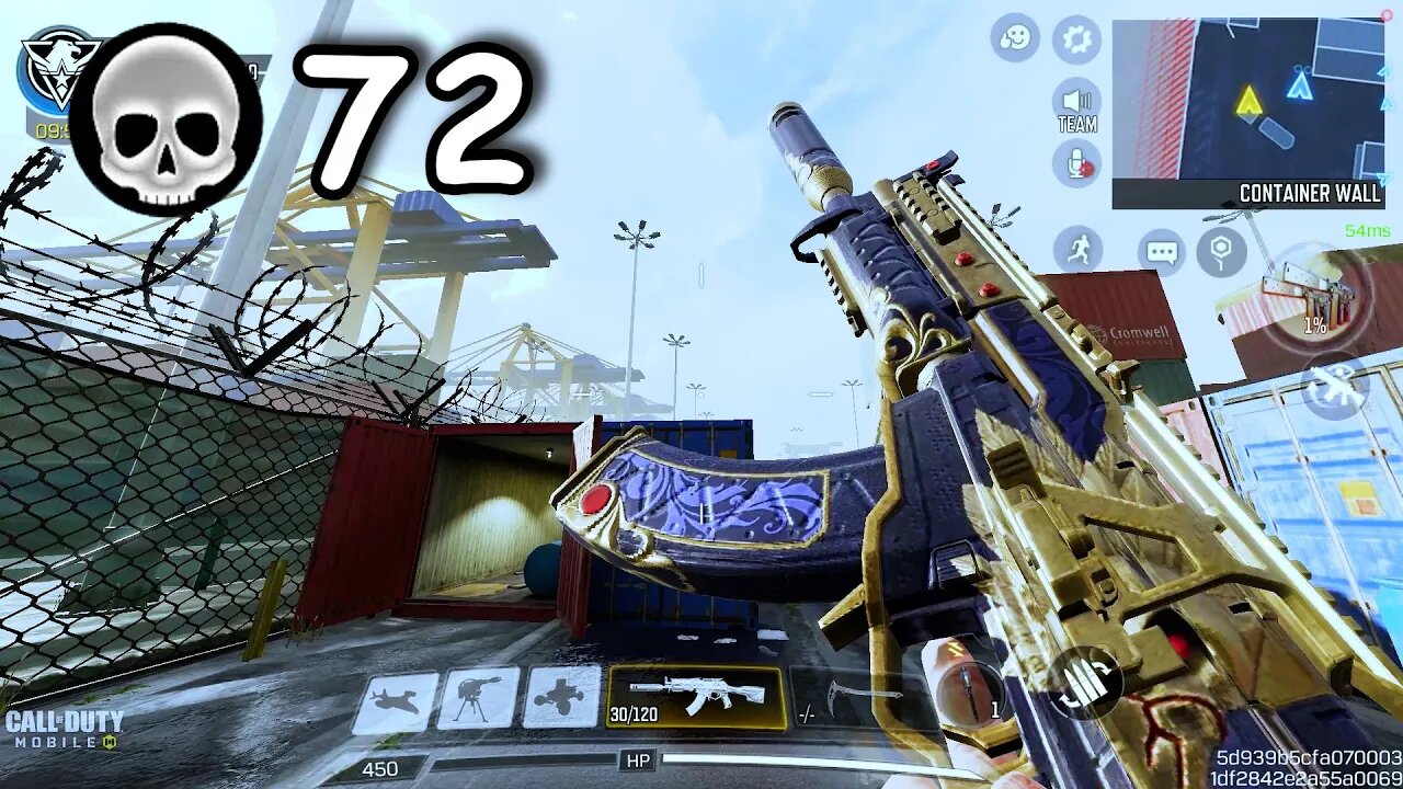 KN 44 Golden Talon 72 Kills Gameplay - COD Mobile