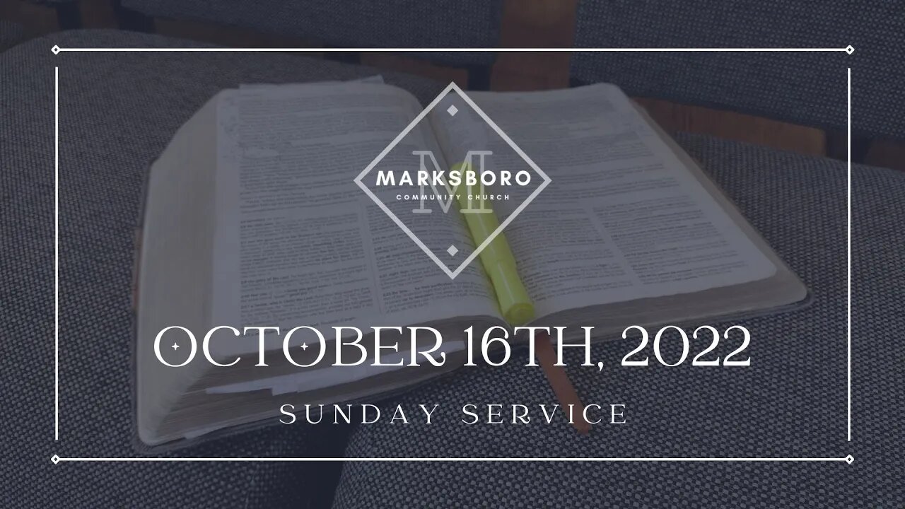 MCC October 16th Service