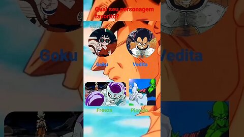 Qual seu personagem favorito de Dragon Ball ? #shorts
