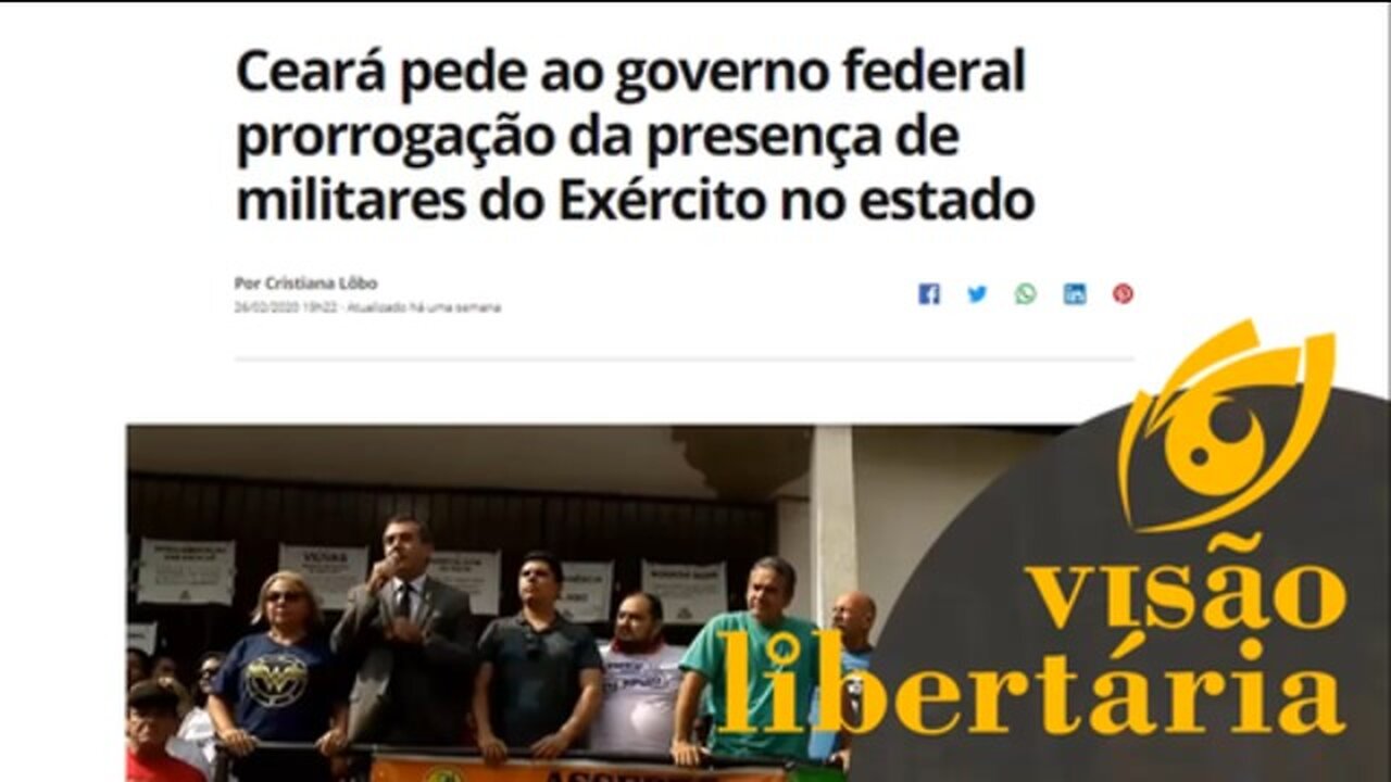 Máfia cearense não gosta de não ter armas ao seu dispor | Visão Libertária - 10/03/20 | ANCAPSU