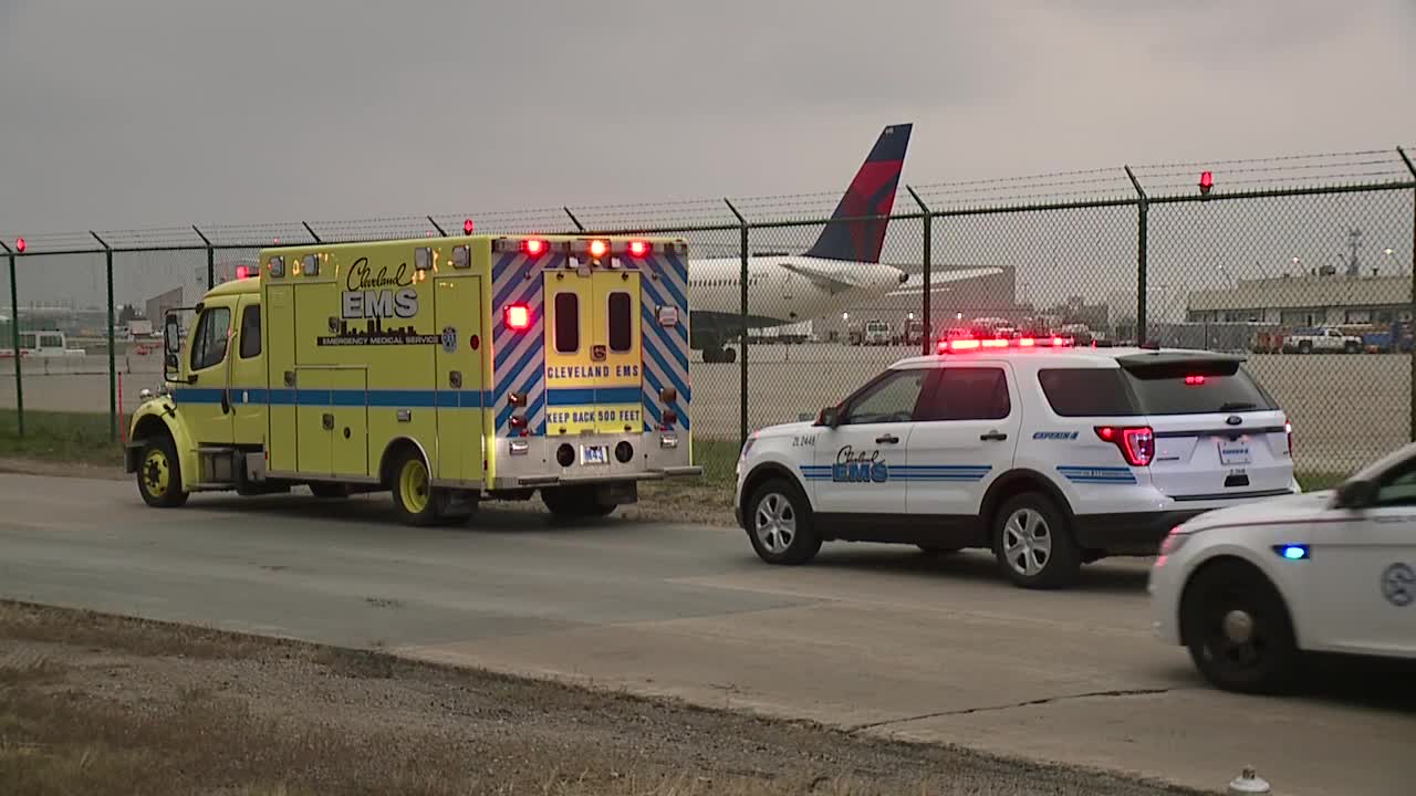 HAZMAT situation at Cleveland Hopkins