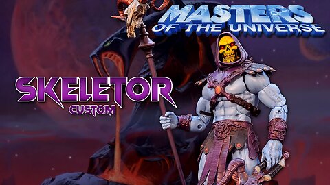 Custom Marvel Legends Style 200x Skeletor - Masters of the Universe