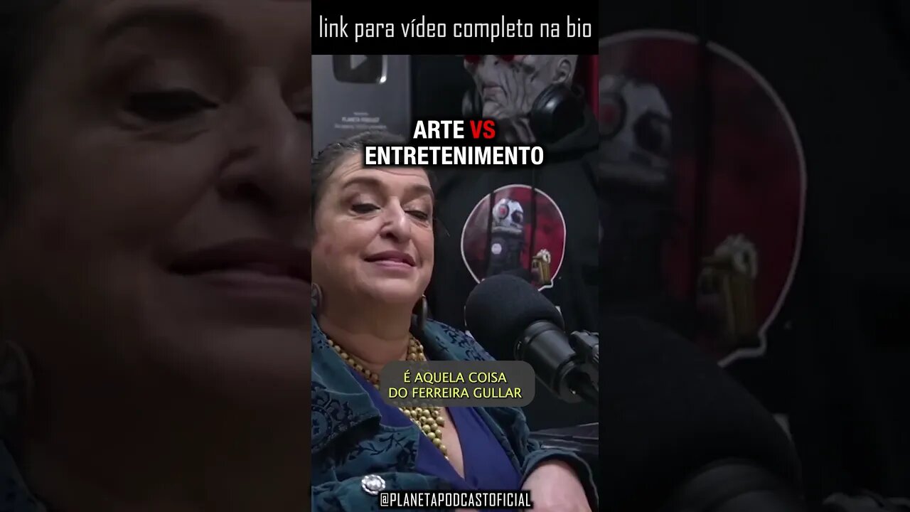 “A ARTE É UMA NECESSIDADE” com Grace Gianoukas | Planeta Podcast #shorts