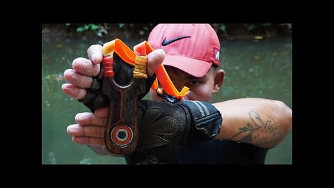 How To Make Super Simple Slingshot | Slingshot Vs Fish