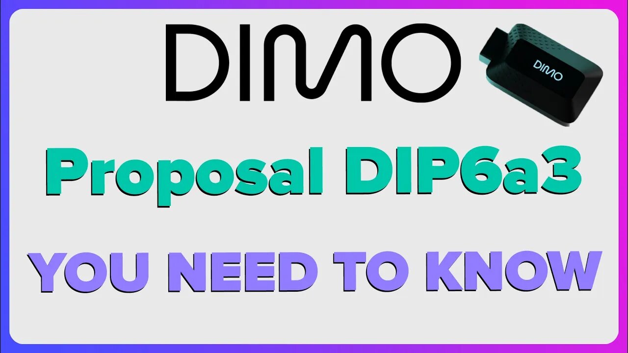 Unveiling the $DIMO Proposal They Don't Want You to Know About