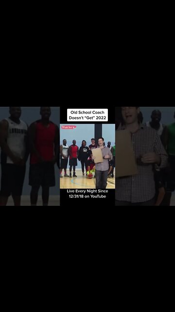 “Old School” Basketball Coach Has A Hard Time With 2022! 🤣😂 #comedy