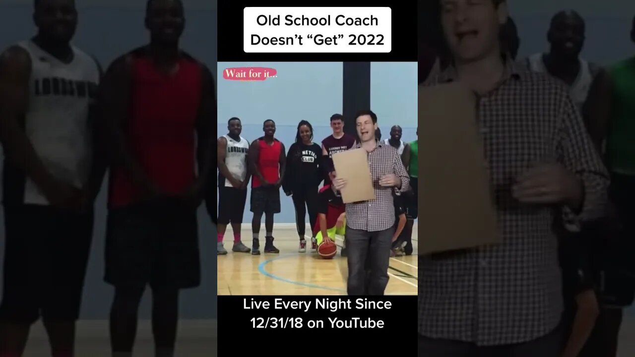 “Old School” Basketball Coach Has A Hard Time With 2022! 🤣😂 #comedy