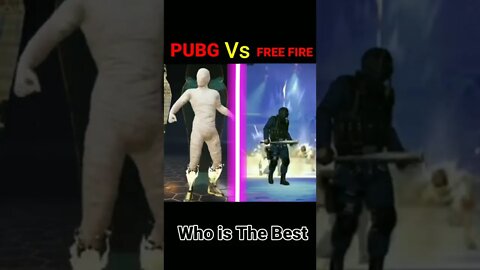 freefire vs pubg | pubg vs free fire | pung vs ff #freefire #pubg #freefirevspubg #short #shorts