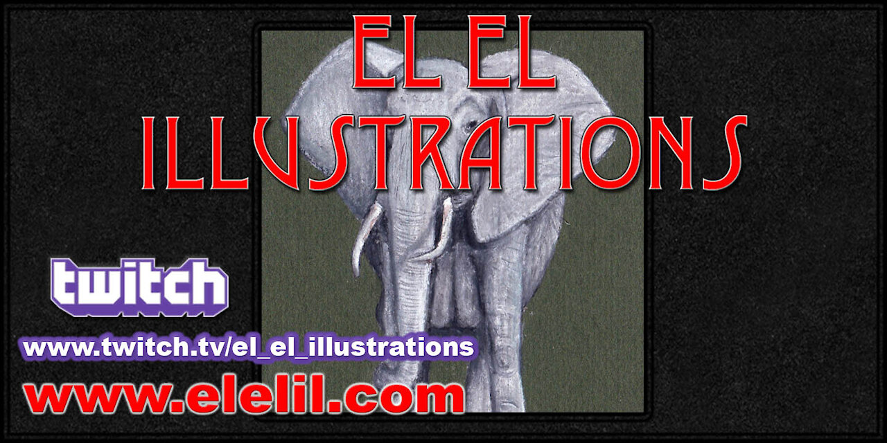 Drawing an Elephant in Pastel