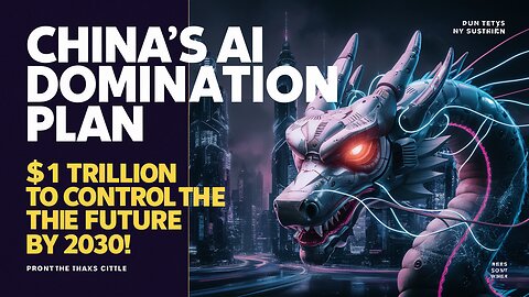 China's AI Domination Plan: $1 Trillion to Control the Future by 2030!