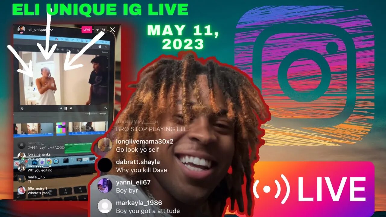 ELI UNIQUE IG LIVE: Eli Preview New YouTube Video And Live Chat Had Him Puzzled (11/05/23)