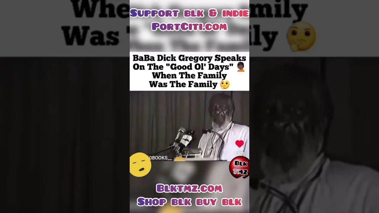 🗣️ When the OG “Dick Gregory “ speaks ! We Listen ‼️💯👊🏾