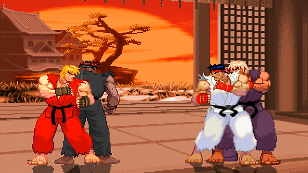 MUGEN - Master Ryu & Master Ken vs. Ryu ReHyped & Ken ReHyped - Download