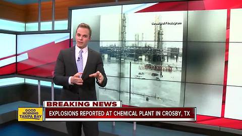 Explosions, black smoke rising at chemical plant damaged in Hurricane Harvey: Officials
