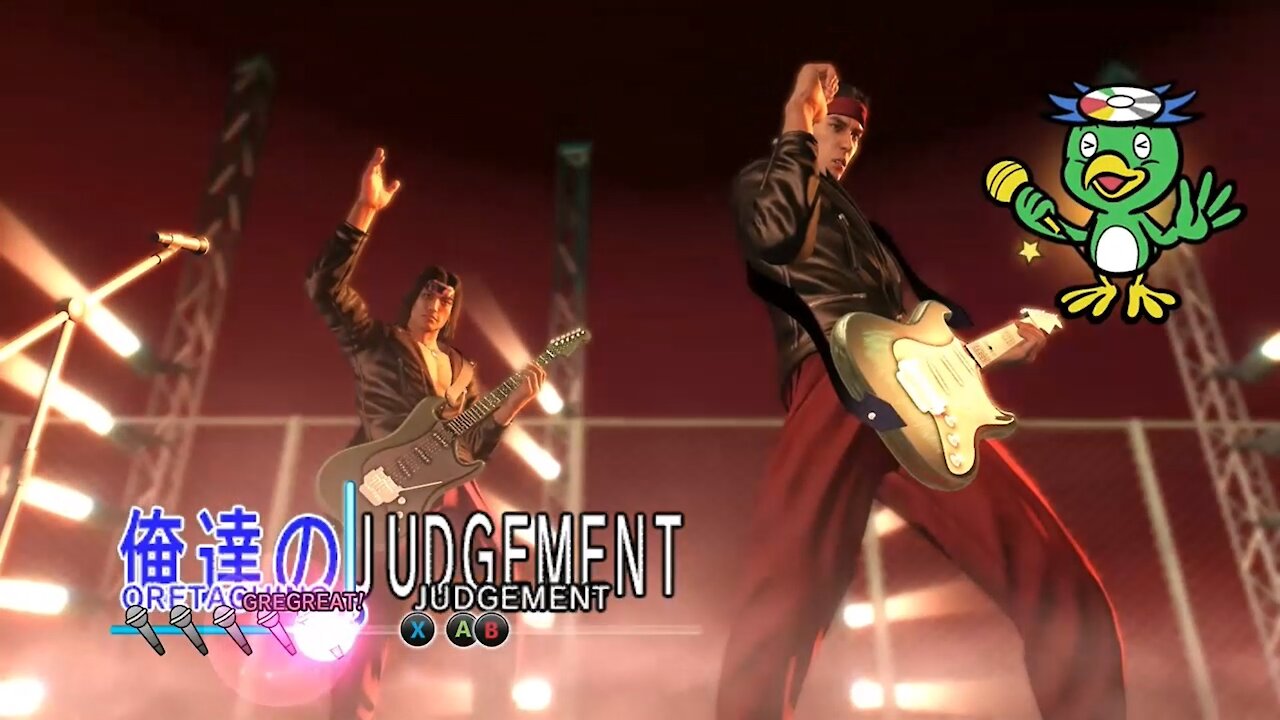 Yakuza 0 Karaoke - Song "Judgement Shinpan"