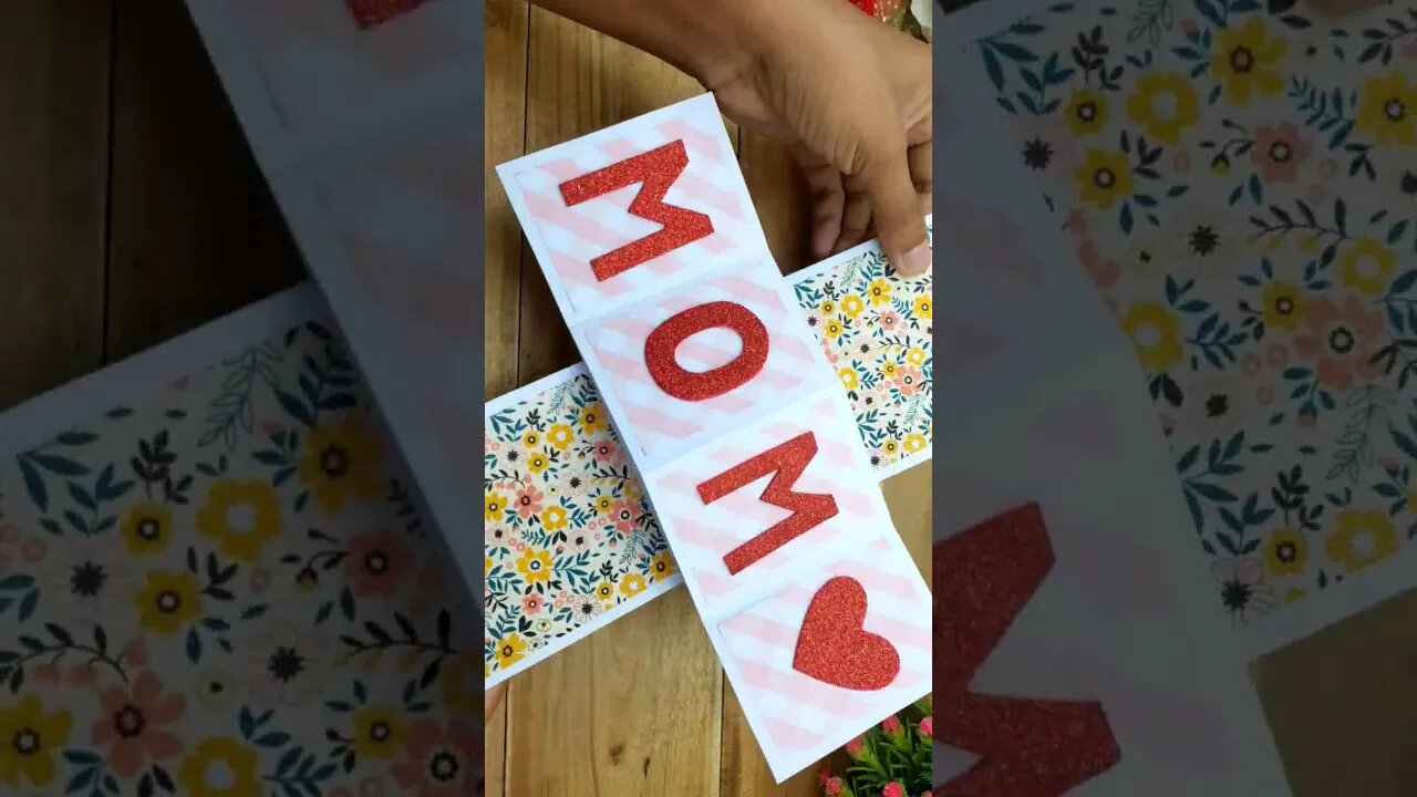 Mothers Day Card Making/Mother's Day Craft Ideas/How to Make Mothers Day Card