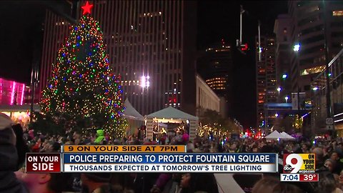 Police preparing to protect Fountain Square