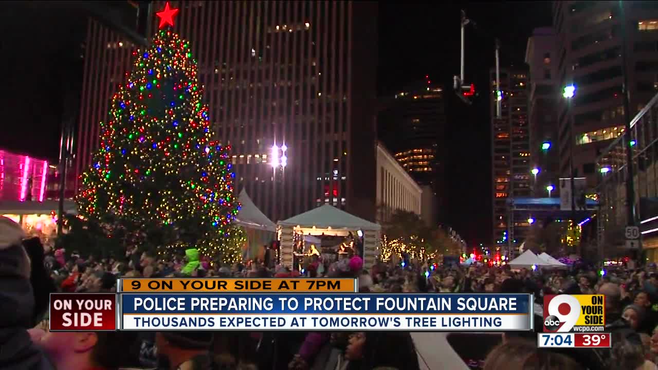 Police preparing to protect Fountain Square