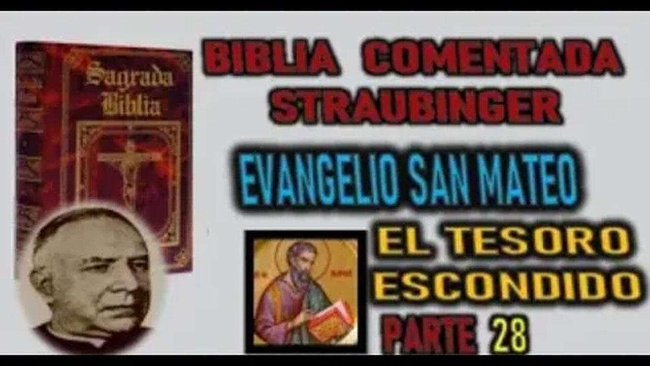 EL TESORO ESCONDIDO SAN MATEO XIII BIBLIA STRAUBINGER