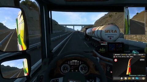 Eurotrucksimulator 2. Mit dem LKW durch Europa Auf der Pro Mod mit guter Musik.