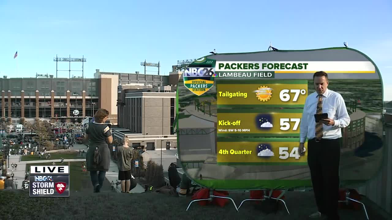 Cameron's Weather Road Show at Titletown