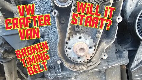 #Volkswagen Crafter Timing belt easy fix Will it start?