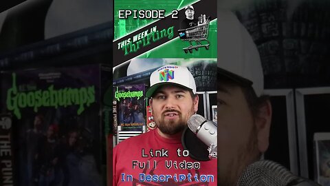 GRAPHIC NOVELS! VHS! TOYS! DVDs! GAMES! All on This Week in Thrifting: Episode 2