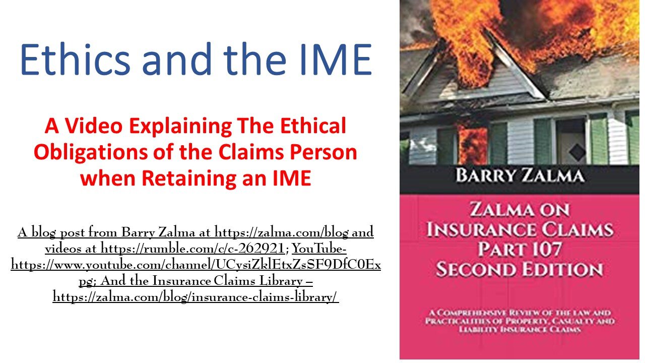 Ethics and the IME