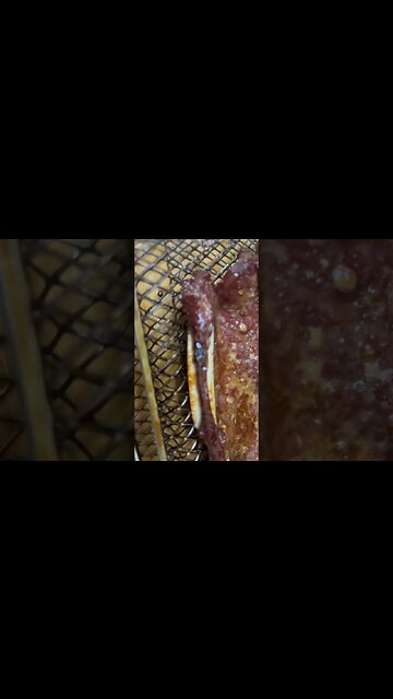 COSTCO USDA CHOICE beef short ribs. marinaded them 3 hours. To Die For!$10 pound. Air fry 350 15min