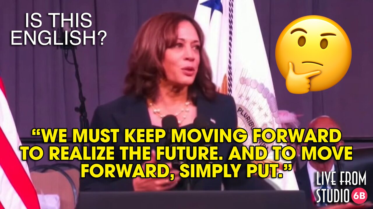 Kamala Harris Does It Again! (Is This English?)