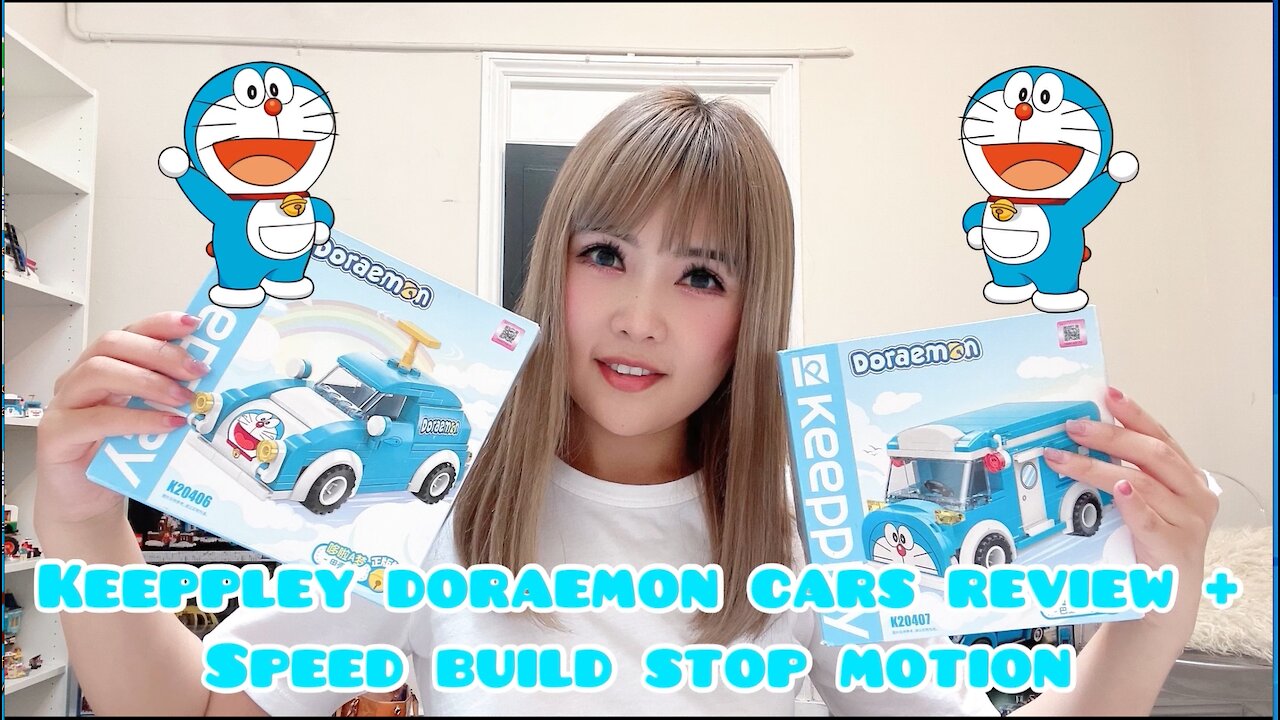 Keeppley Doraemon Cars Building Bricks Review + Speed Build Stop Motion | Toy Review Channel 【中文字幕】