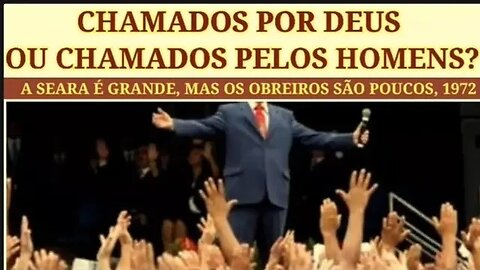 POSTOS PELOS HOMENS NO MINISTÉRIO? A SEARA É GRANDE, OS OBREIROS POUCOS | JORNAL MENSAGEIRO DA PAZ