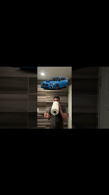 TOILET ROLL SOUNDS LIKE WRX STI 🤯