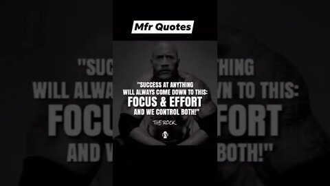 SUCCESS AT ANYTHING WILL ALWAYS