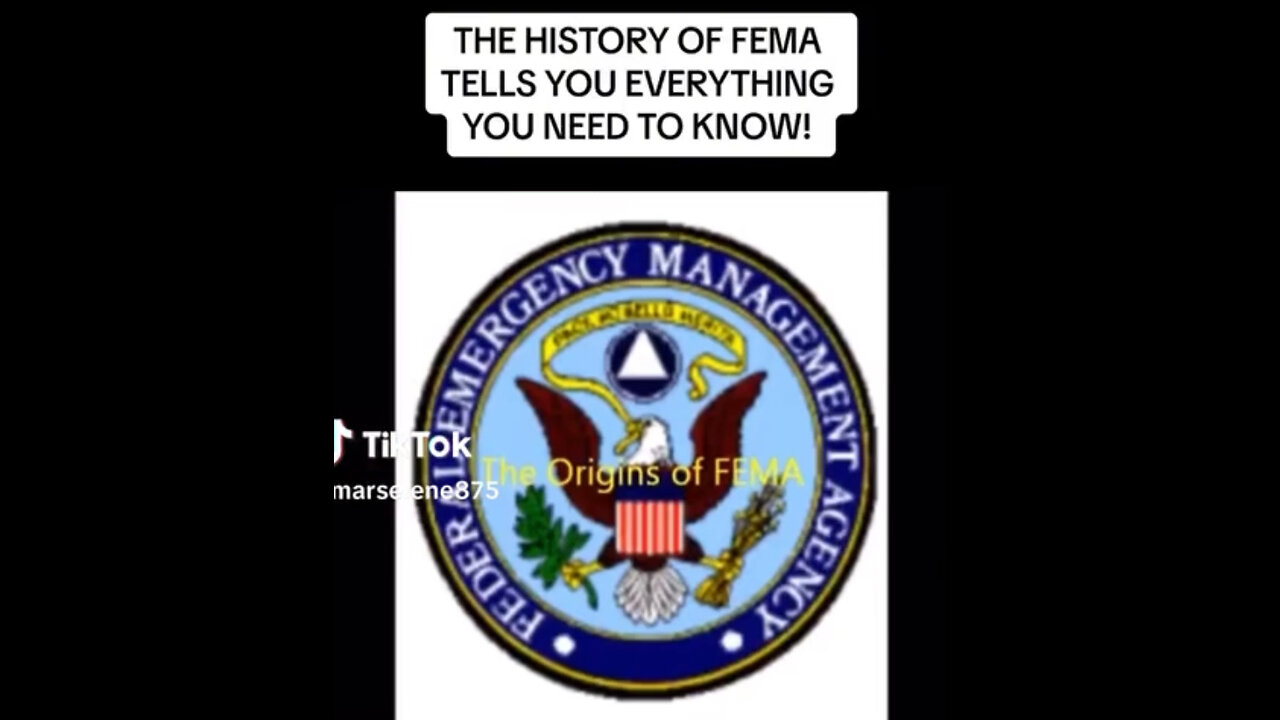 FEMA IS PURE EVIL ~ FEMA is really the “shadow government” that exists SOLELY to grab LAND