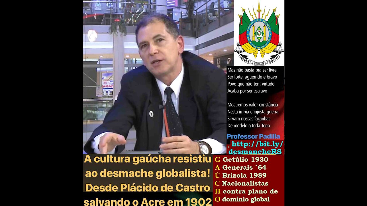 Como e porque os globalistas desmancharam o Rio Grande do Sul e o que fazer para combater o mal