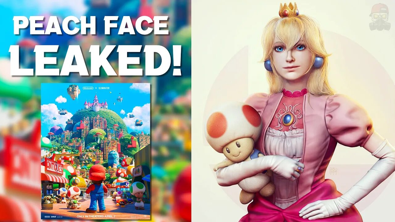 Princess Peach's Super Mario Bros Movie Face LEAKED!