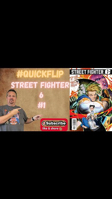 Street Fighter 6 #1Udon Entertainment #QuickFlip Comic Review Bengus, Camcom #shorts